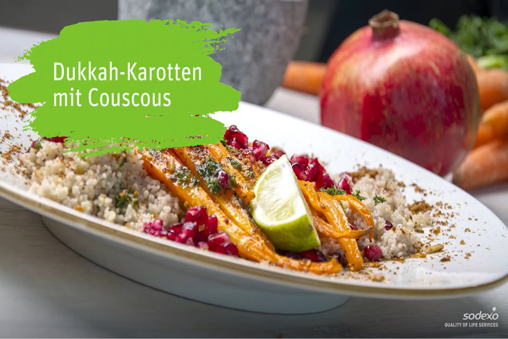 Dukkah-Karotten mit Couscous